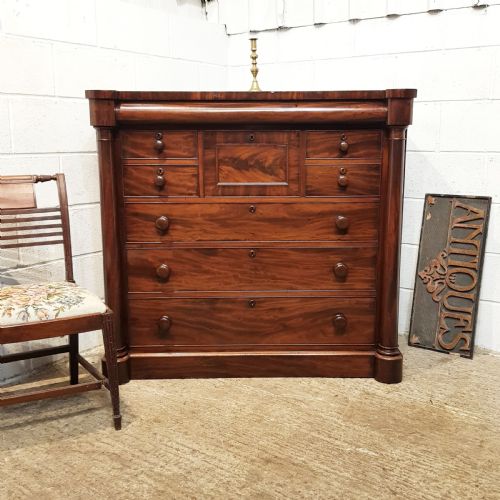 Antique Victorian Mahogany Chest of Drawers C1860