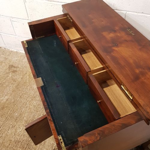 fig 2. ANTIQUE 19TH CENTURY FLEMISH WALNUT SECRETAIRE DESK C1880