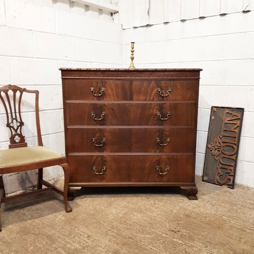 Antique Edwardian Mahogany Chest of Drawers by Waring & Gillows C1900