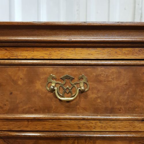 ANTIQUE URR WALNUT CHEST ON CHEST C1920 - ADDITIONAL PHOTO 1