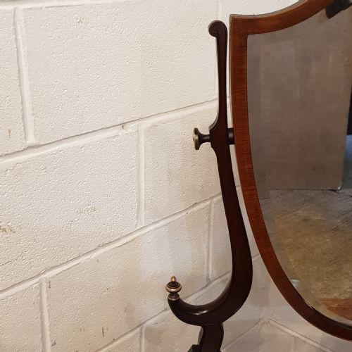fig 2. UNUSUAL ANTIQUE EDWARDIAN SMALL MAHOGANY DRESSING TABLE C1900