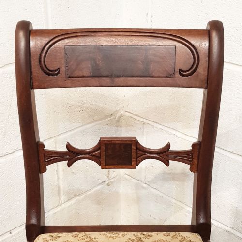 fig 2. ANTIQUE SET EIGHT 18TH CENTURY MAHOGANY DINING CHAIRS C1780