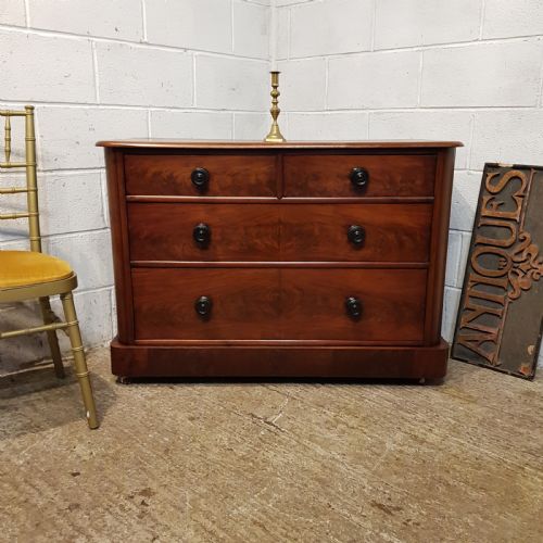Antique Victorian Mahogany Chest of Drawers C1880
