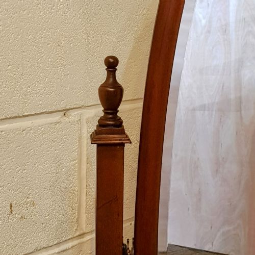 fig 1. AN ANTIQUE MAHOGANY CHEVAL MIRROR C1910
