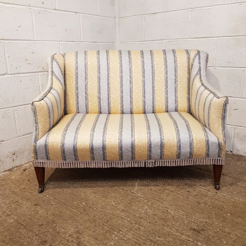 fig 2. AN ANTIQUE SMALL EDWARDIAN SOFA C1900