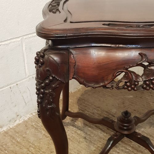 fig 2. AN ANTIQUE CHINESE ROSEWOOD OCCASIONAL TABLE C1880