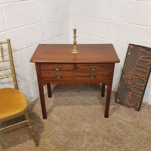 An Antique George 3rd Mahogany Lowboy C1790