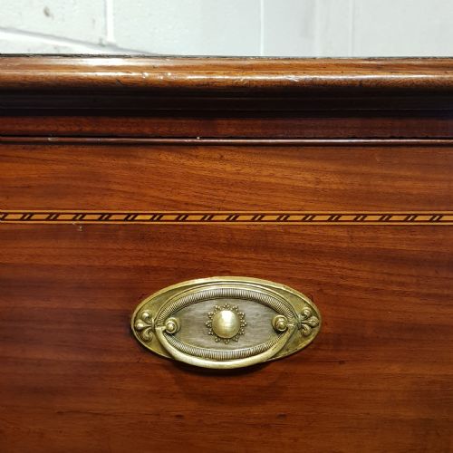 fig 2. AN ANTIQUE REGENCY MAHOGANY SECRETAIRE CHEST C1800