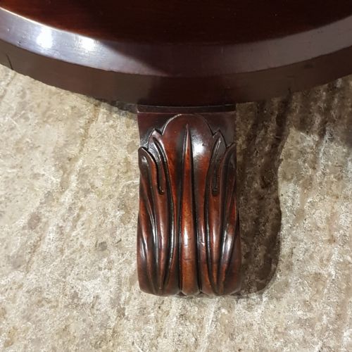 fig 2. AN ANTIQUE CIRCULAR WILLIAM 4th TIP TOP DINING TABLE C1830