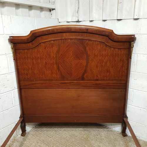 fig 2. AN ANTIQUE FRENCH KINGWOOD DOUBLE BEDSTEAD C1900