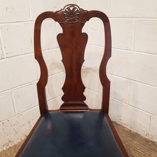 fig 2. A STUNNING SET OF 6 EDWARDIAN WALNUT DINING CHAIRS C1900