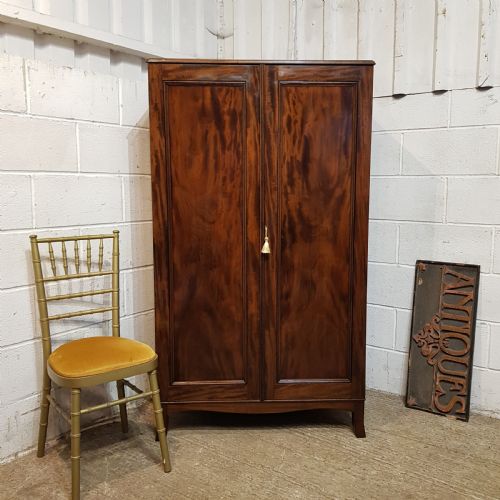 A George 3rd Small Mahogany Wardrobe C1800