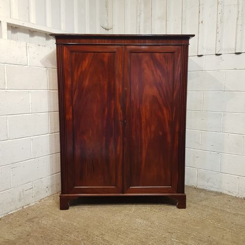 fig 2. A WILLIAM 4th MAHOGANY COMPACTUM WARDROBE C1830