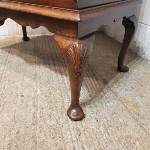 fig 1. A GEORGE 3rd WALNUT AND OAK CHEST ON STAND C1780