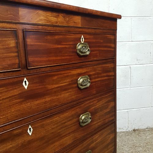 fig 2. A GEORGE 3rd MAHOGANY FOUR HEIGHT CHEST OF DRAWERS C1780.