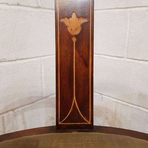 fig 2. A PAIR OF EDWARDIAN MAHOGANY TUB CHAIRS C1900
