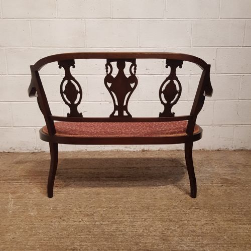 fig 1. AN EDWARDIAN MAHOGANY SALON SOFA C1900