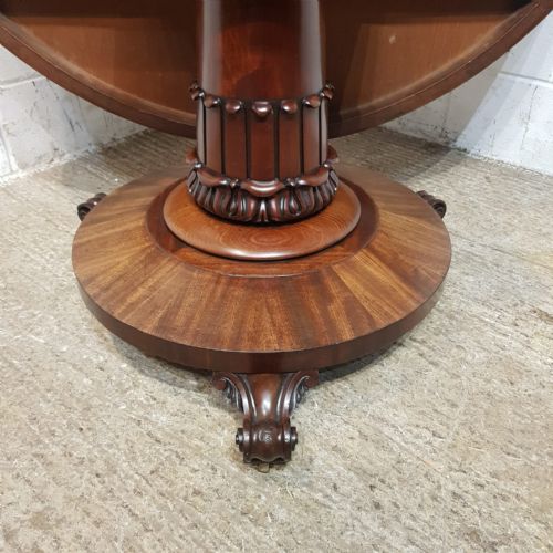 fig 2. A WILLIAM 4th TIP TOP DINING TABLE IN MAHOGANY C1830
