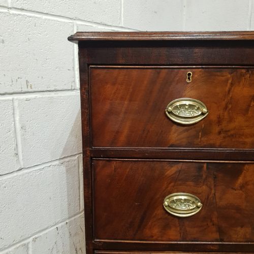 fig 2. A 3 HEIGHT MAHOGANY CHEST OF DRAWERS C1920