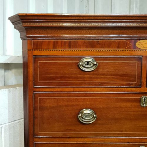 A GEORGE 3RD MAHOGANY CHEST ON CHEST C1780 - ADDITIONAL PHOTO 2