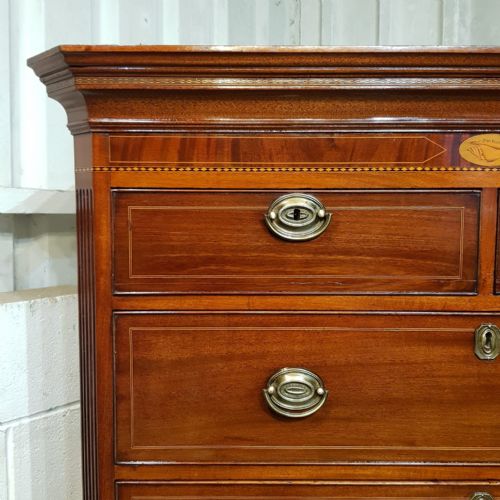 A GEORGE 3RD MAHOGANY CHEST ON CHEST C1780 - ADDITIONAL PHOTO 12