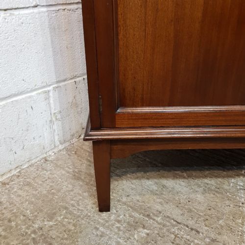 AN EDWARDIAN MAHOGANY BOOKCASE ON CHEST C1900 - ADDITIONAL PHOTO 13