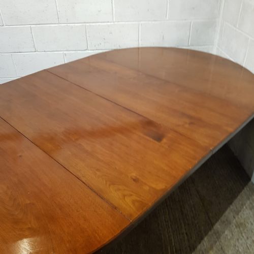 A VICTORIAN WALNUT PULL OUT EXTENDING DINING TABLE WITH TWO EXTRA LEAVES C1890 - ADDITIONAL PHOTO 10