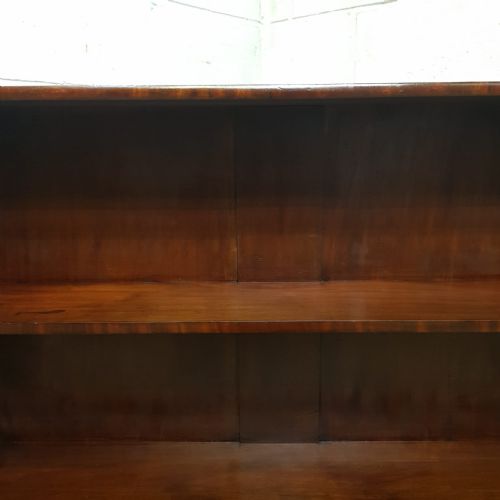 A VICTORIAN MAHOGANY OPEN BOOKCASE C1890 - ADDITIONAL PHOTO 5