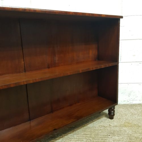 A VICTORIAN MAHOGANY OPEN BOOKCASE C1890 - ADDITIONAL PHOTO 6