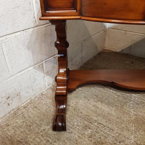 fig 2. A VICTORIAN MAHOGANY CONSOLE TABLE C1880