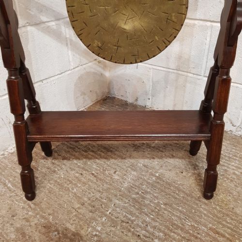 AN ORIGINAL EDWARDIAN DINNER GONG C1900 - ADDITIONAL PHOTO 3