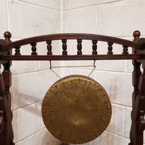 AN ORIGINAL EDWARDIAN DINNER GONG C1900 - ADDITIONAL PHOTO 9
