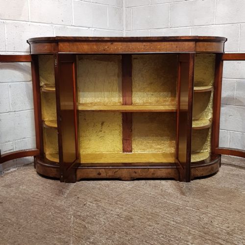 AN ANTIQUE VICTORIAN WALNUT CREDENZA C1880 - ADDITIONAL PHOTO 7