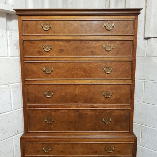 fig 2. A WALNUT CHEST ON CHEST C1920