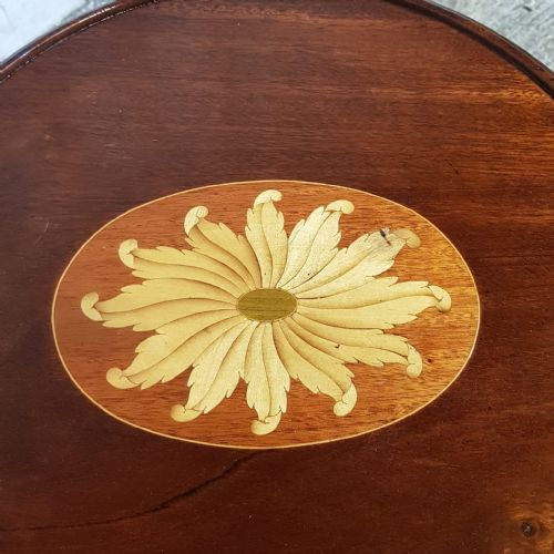 A VICTORIAN MAHOGANY ROUND DISH TOPPED TRIPOD TABLE C1880 - ADDITIONAL PHOTO 1