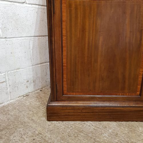 AN EDWARDIAN MAHOGANY BUREAU BOOKCASE C1900 - ADDITIONAL PHOTO 8