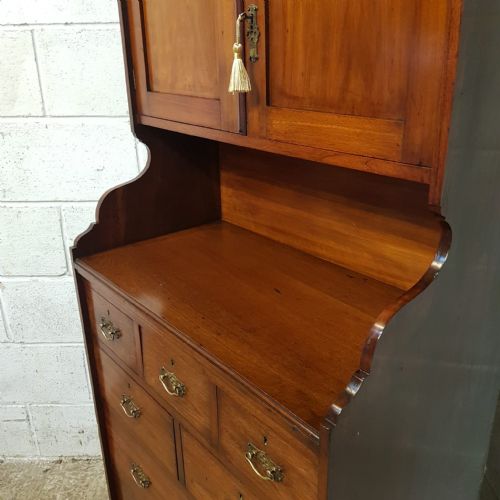 A LATE VICTORIAN MAHOGANY GENTLEMAN'S DRESSING CHEST C1890 - ADDITIONAL PHOTO 9