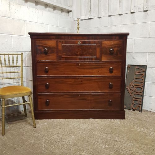 A Large Victorian Mahogany Chest of Drawers C1880