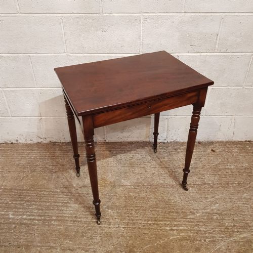 A REGENCY MAHOGANY SMALL SIDE TABLE C1810 - ADDITIONAL PHOTO 2