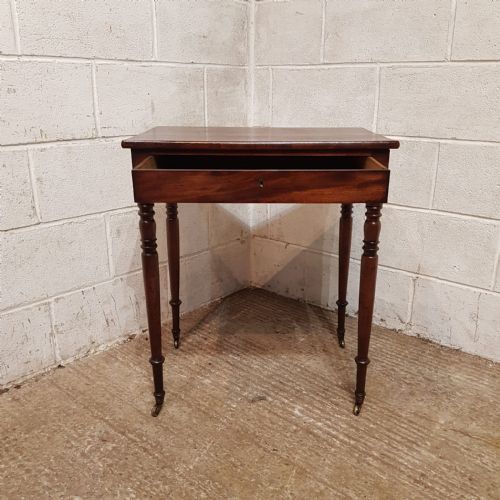 A REGENCY MAHOGANY SMALL SIDE TABLE C1810 - ADDITIONAL PHOTO 3