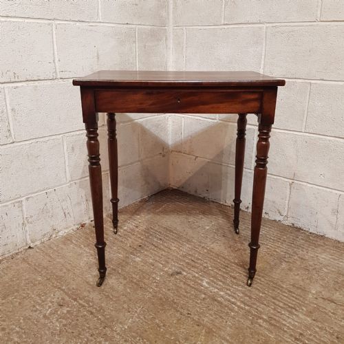 A REGENCY MAHOGANY SMALL SIDE TABLE C1810 - ADDITIONAL PHOTO 4