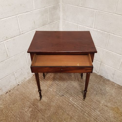 A REGENCY MAHOGANY SMALL SIDE TABLE C1810 - ADDITIONAL PHOTO 6