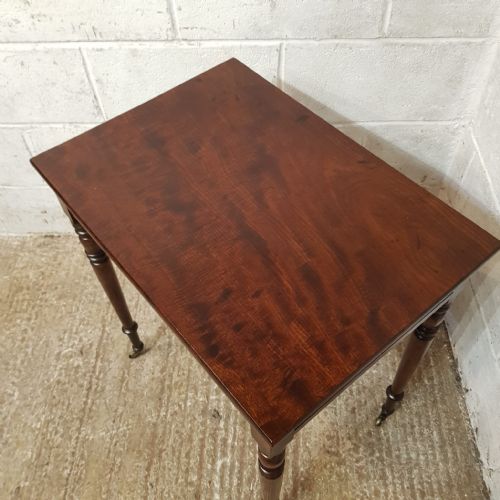 A REGENCY MAHOGANY SMALL SIDE TABLE C1810 - ADDITIONAL PHOTO 7
