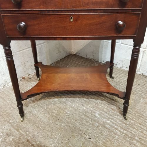 fig 1. A REGENCY MAHOGANY SIDE TABLE C1810