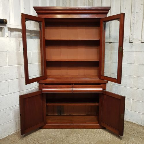 A VICTORIAN MAHOGANY LIBRARY BOOKCASE C1880 - ADDITIONAL PHOTO 5