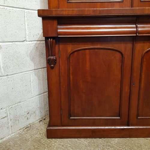A VICTORIAN MAHOGANY LIBRARY BOOKCASE C1880 - ADDITIONAL PHOTO 7
