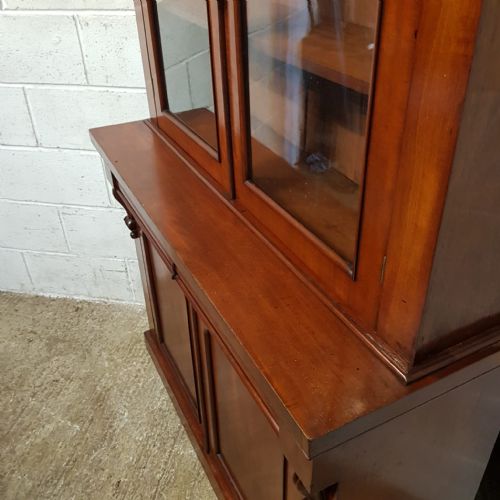 A VICTORIAN MAHOGANY LIBRARY BOOKCASE C1880 - ADDITIONAL PHOTO 10