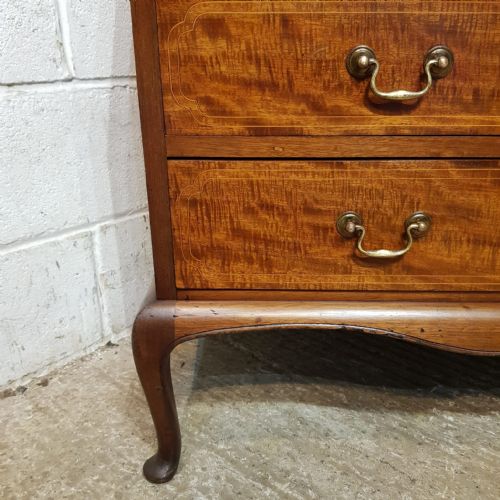 AN EDWARDIAN MAHOGANY BUREAU BOOKCASE C1900 - ADDITIONAL PHOTO 7