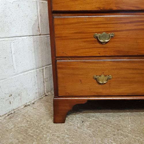 A GEORGE 3RD MAHOGANY CHEST ON CHEST C1800 - ADDITIONAL PHOTO 7