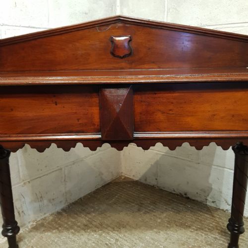 A VICTORIAN MAHOGANY CONSOLE TABLE C1880 - ADDITIONAL PHOTO 2